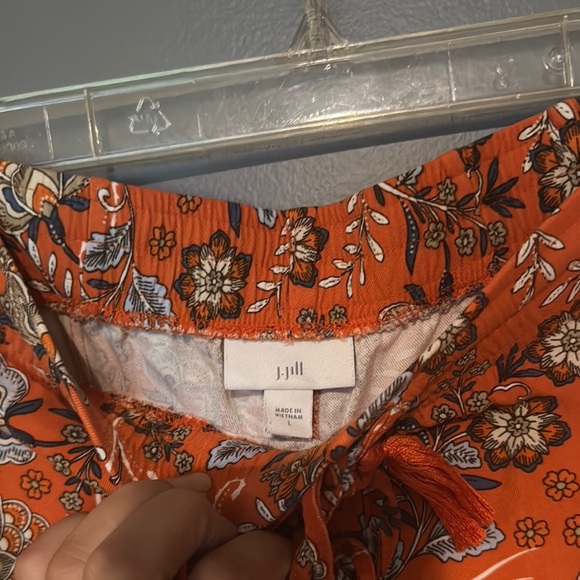 J. Jill Orange and Blue Bermuda Shorts Vibrant Design - Picture 5 of 9